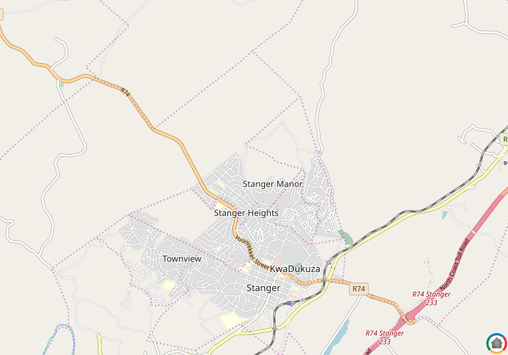Map location of Highridge